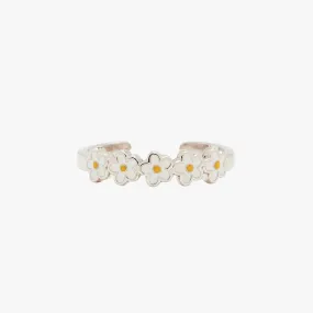 PURAVIDA PAINTED BLOOMS TOE RING