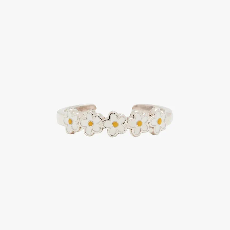 PURAVIDA PAINTED BLOOMS TOE RING