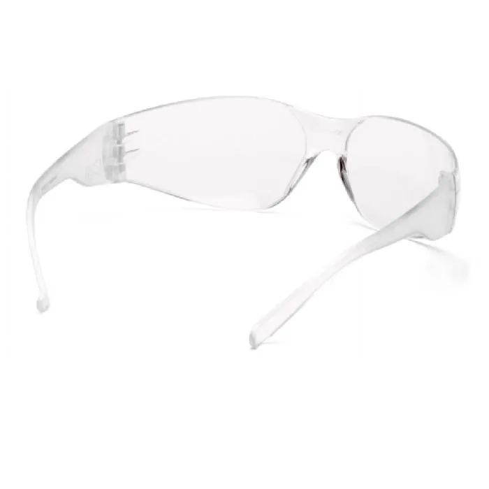 Pyramex Intruder S4110ST Safety Glasses, Clear Hard Coated Anti Fog Lens, Clear Temples, One Size, 1 Each