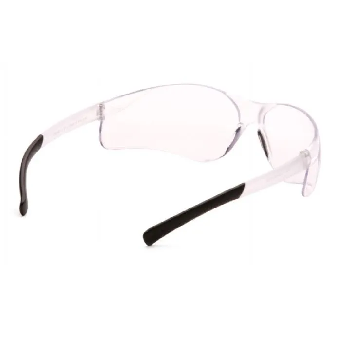 Pyramex Ztek S2510ST Safety Glasses, Clear Anti-Fog Lens, Clear Frame, One Size, 1 Each