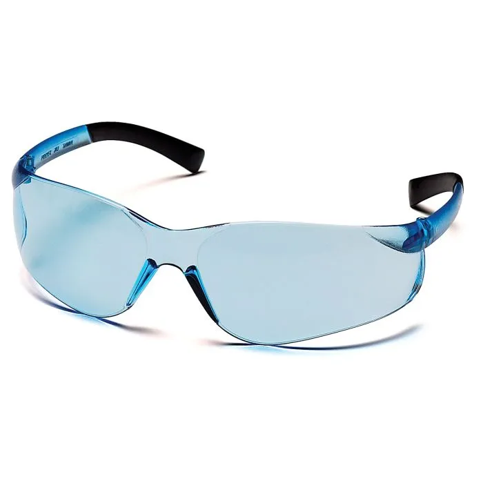 Pyramex Ztek S2560S Safety Glasses, Infinity Blue Lens and Frame, One Size, 1 Each