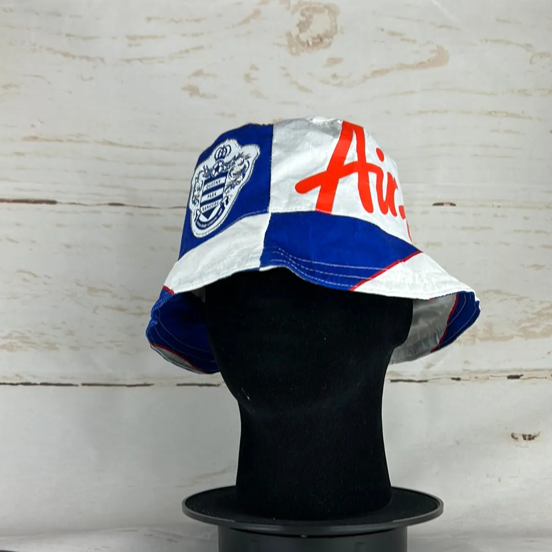 Queens Park Rangers 13/14 Upcycled Home Shirt Bucket Hat koi