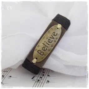 "BELIEVE" Inspirational Bracelet