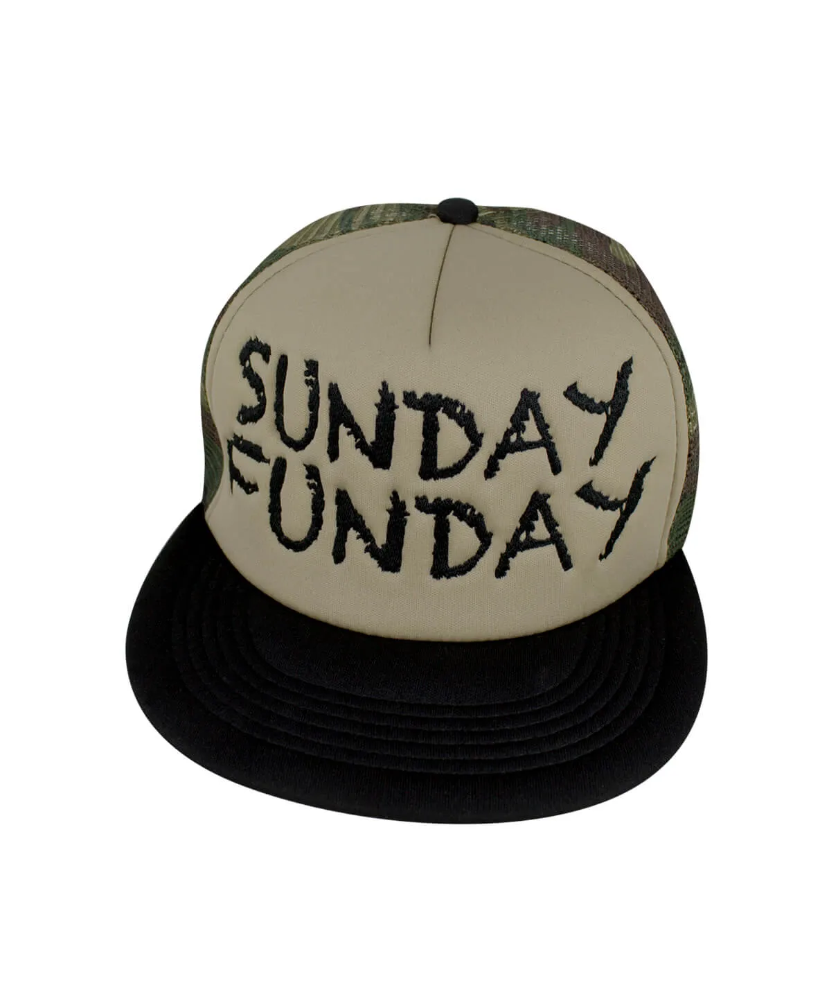 "Sunday Funday" Camo Foam Trucker Hat