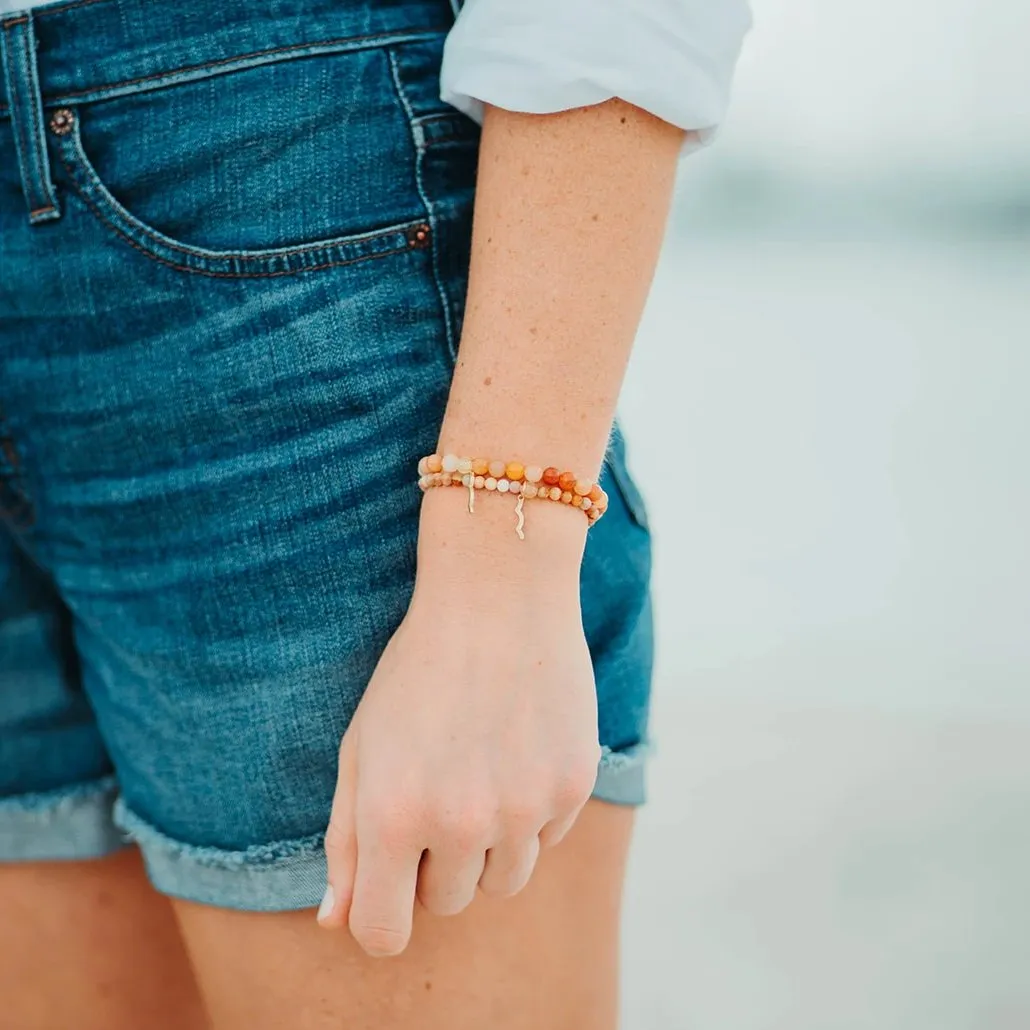 Rayminder UV Awareness Bracelet in Topaz Jade