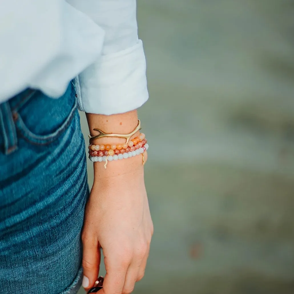 Rayminder UV Awareness Bracelet in Topaz Jade