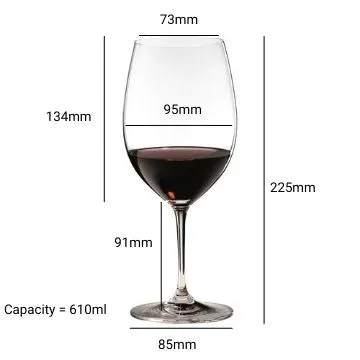 Riedel Vinum Bordeaux Glasses (Set of 6)