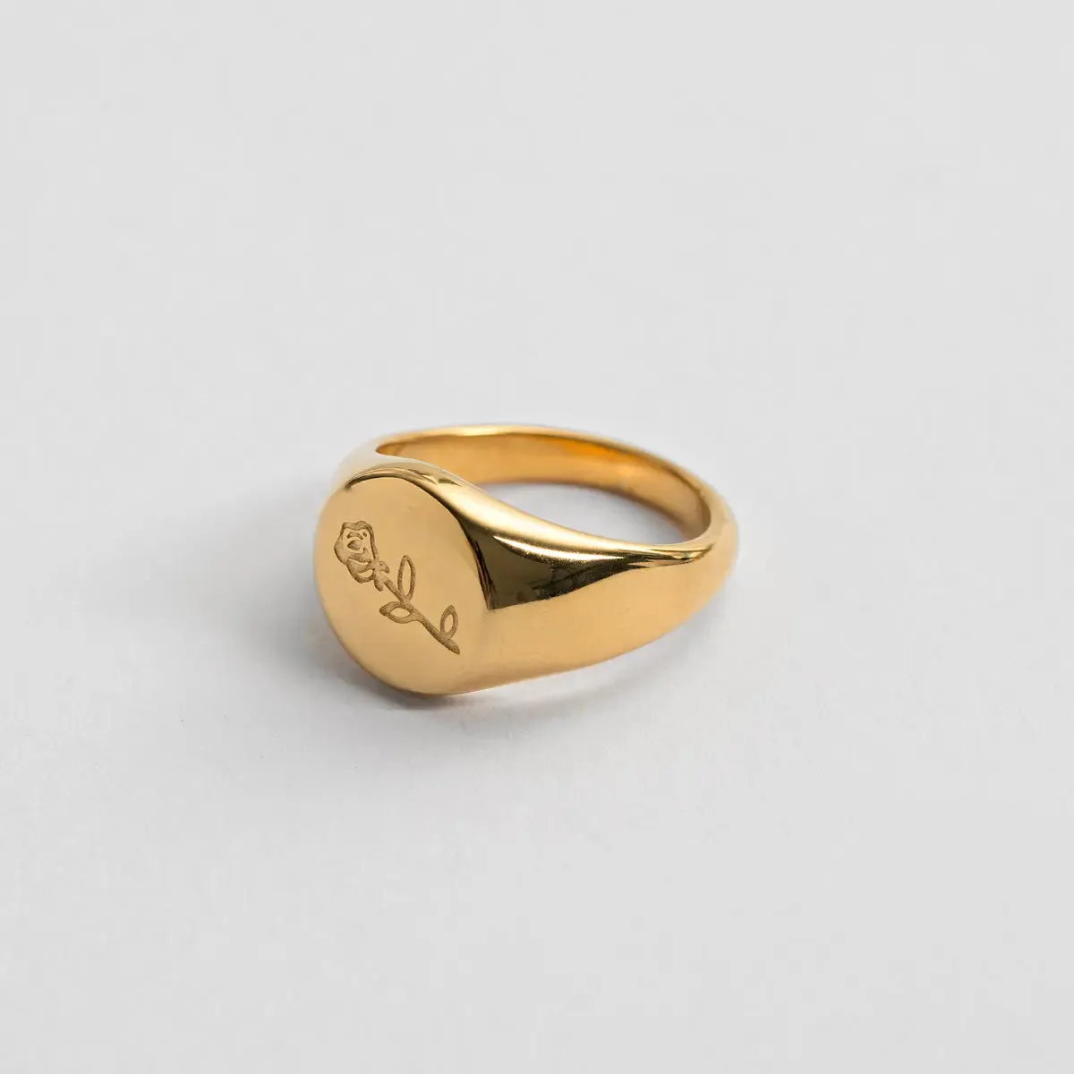 Rose Signet Ring