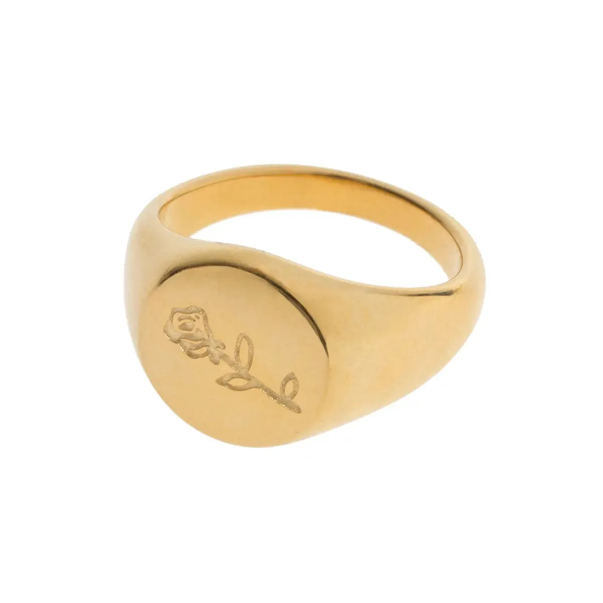 Rose Signet Ring