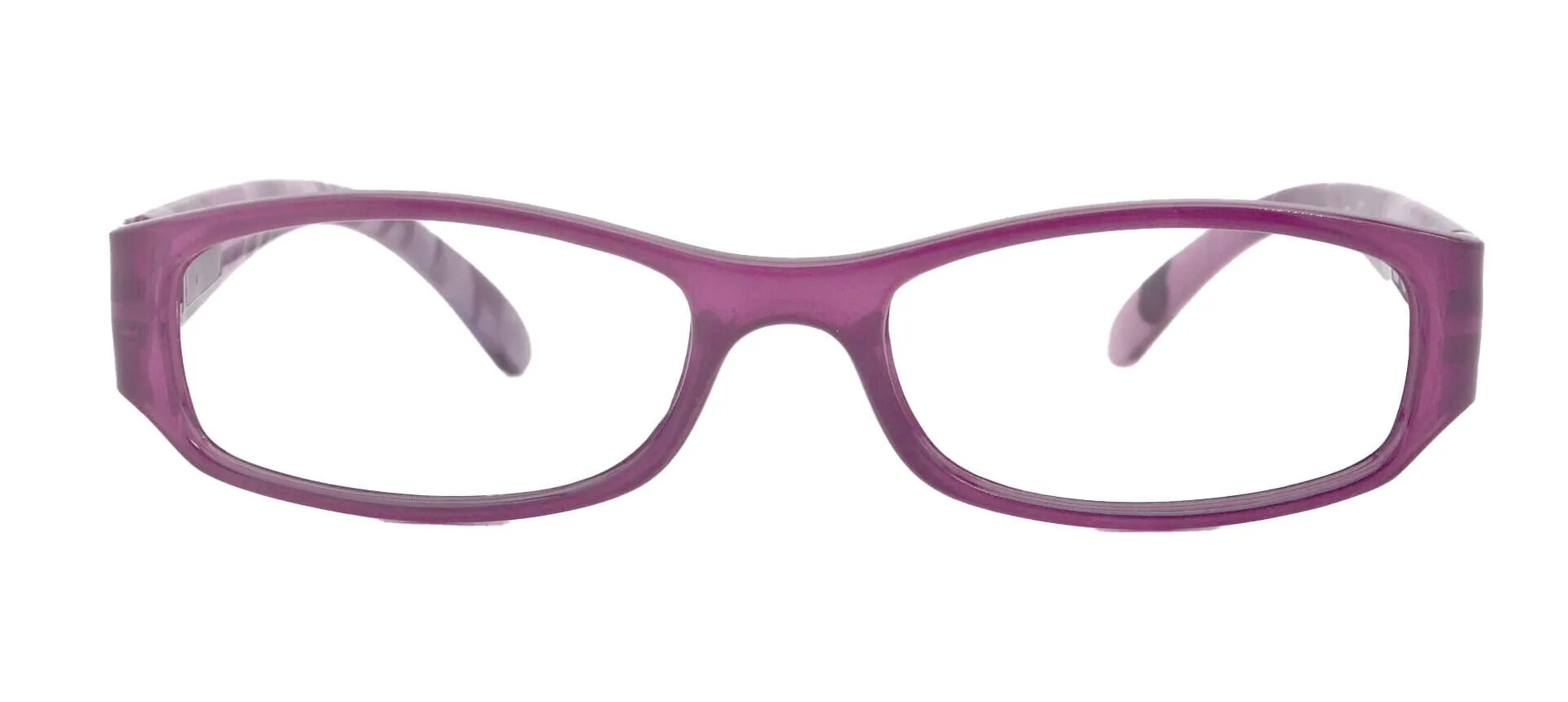 Rosie Premium Reading Glasses, Fashion Reader (Flower Purple) Print, Oval Shape  4  High Magnification, NY Fifth Avenue (Wide Frame)