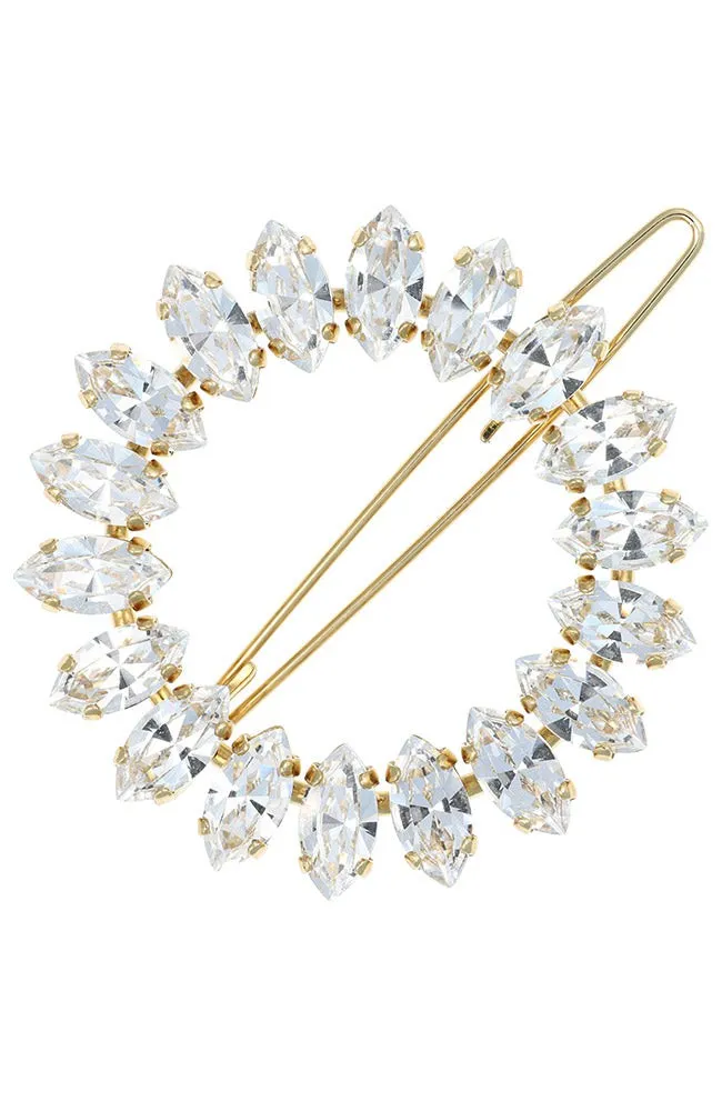 Savannah Crystal Tige Boule Barrette