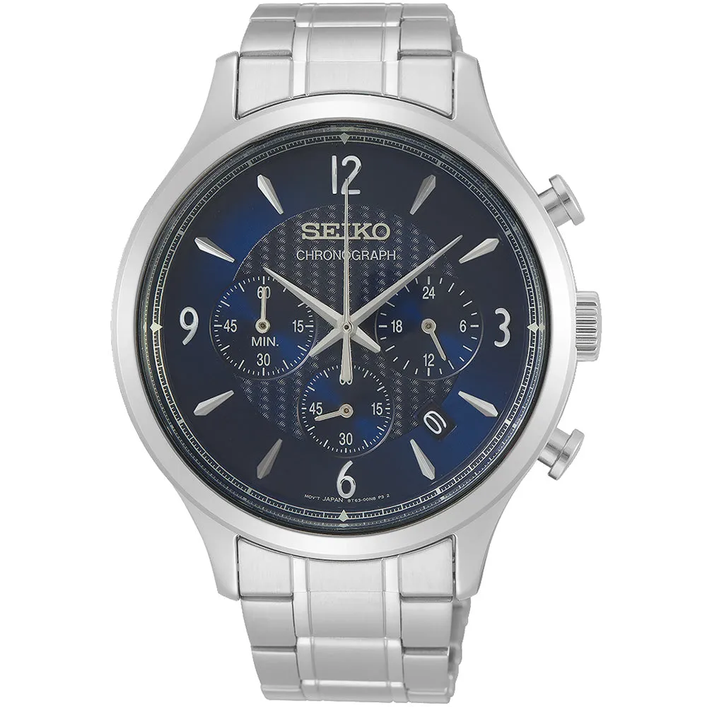 Seiko SSB339P Chronograph Stainless Steel Mens Watch