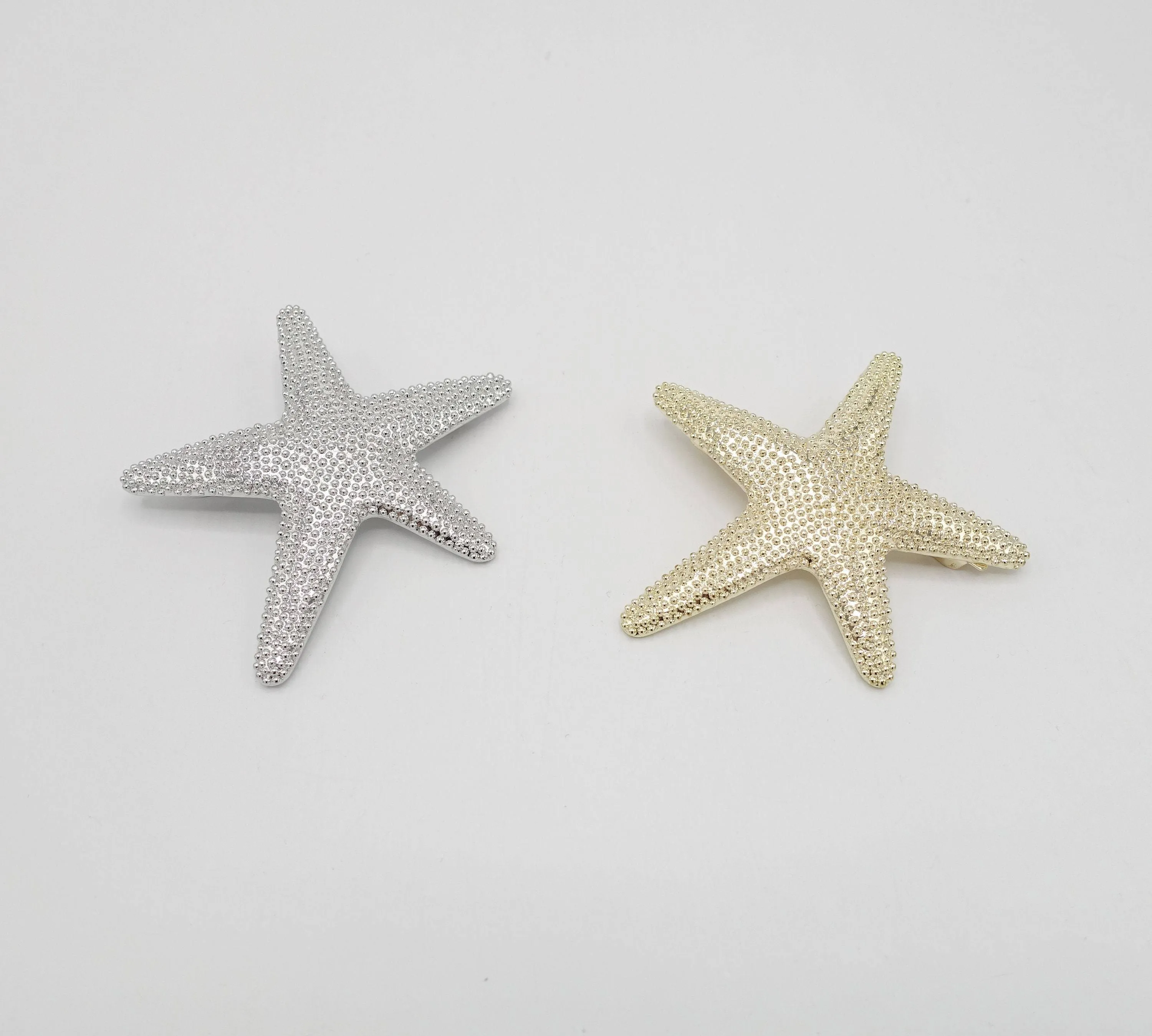 starfish hair barrette side hair accessory for women