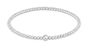 Sterling Silver - Classic 3mm Bead Bangle