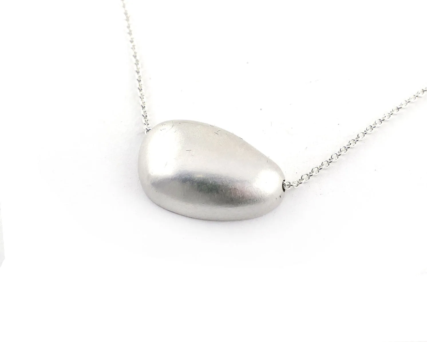 Sterling Silver Pebble Necklace