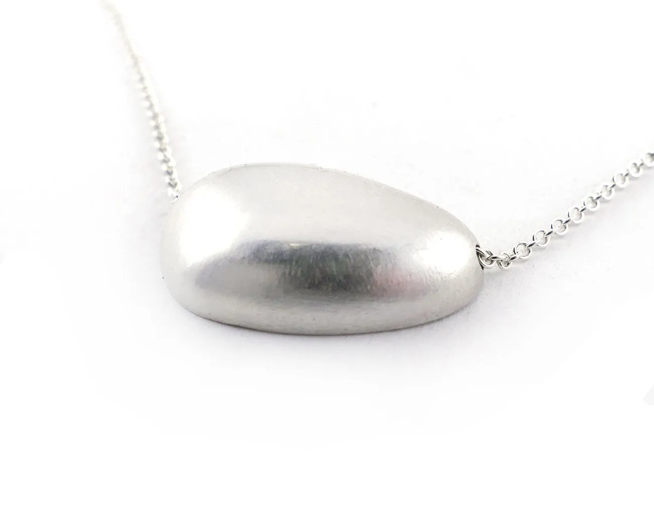 Sterling Silver Pebble Necklace