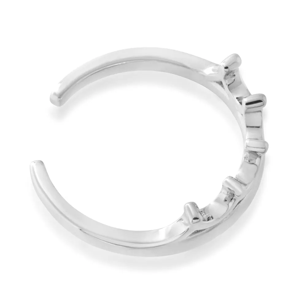 Sterling Silver Toe Ring Crown