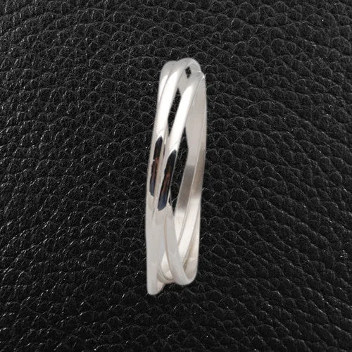 Sterling Silver Triple Bangle Bracelet