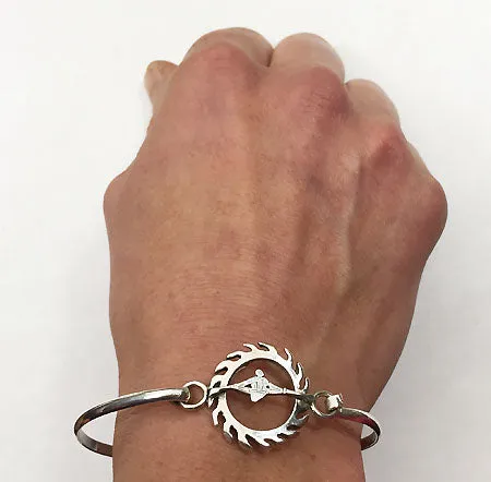 Sun Spiral Single Rower Bracelet