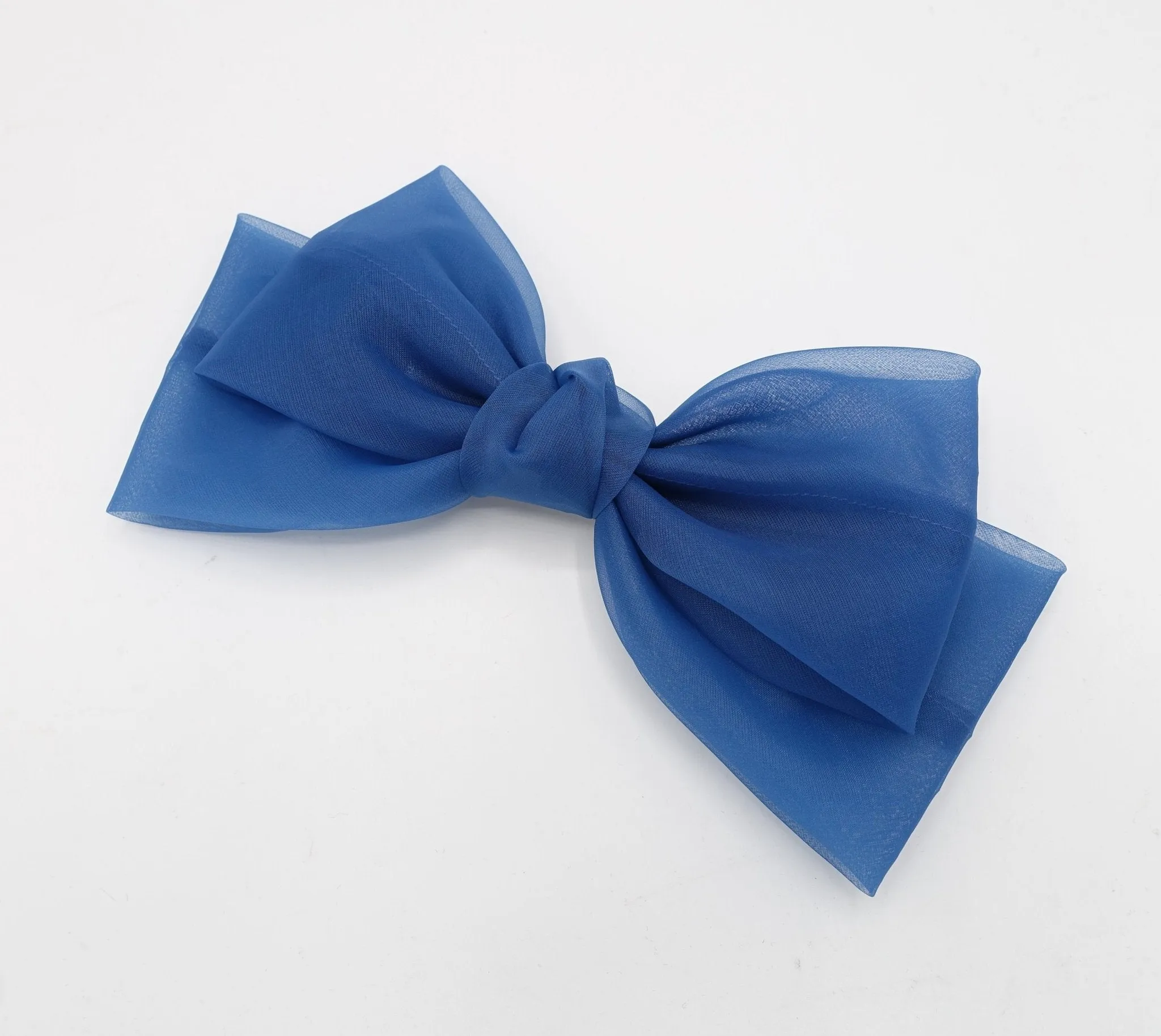 Texas organza hair bow big stylish bow hair accessories for women