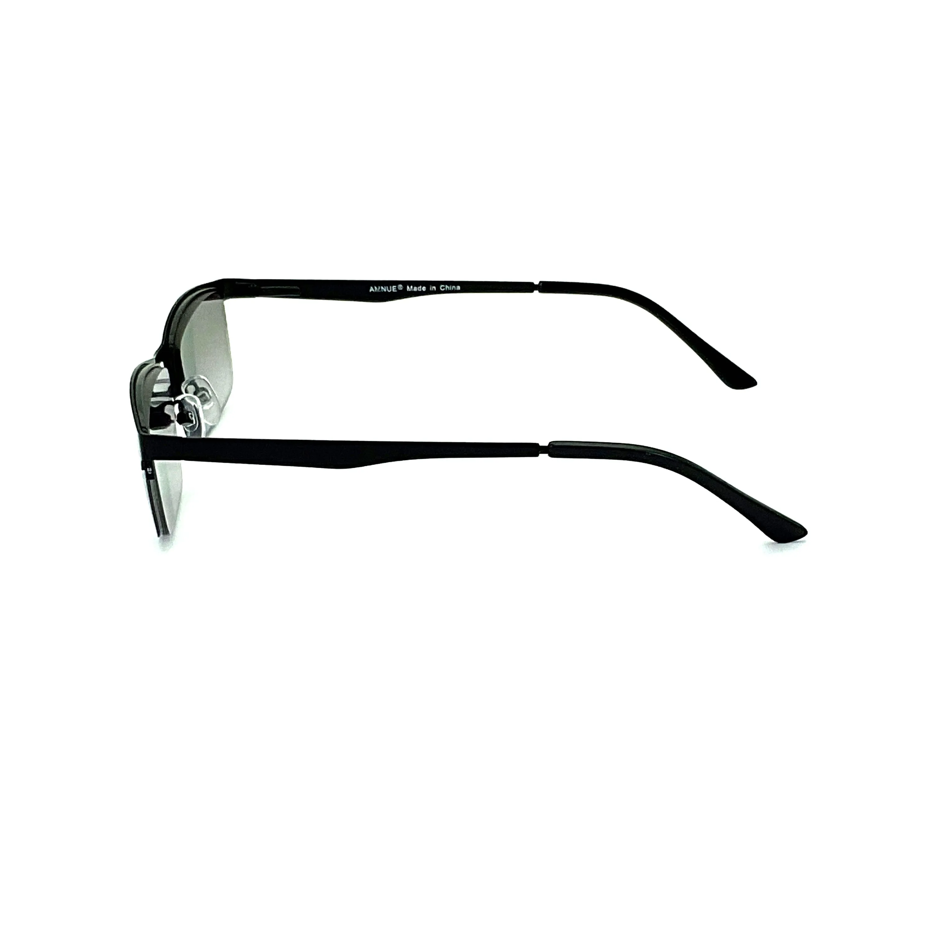 The Boss Fully Magnified Sunglass Rectangular Metal Half Frame Reader.