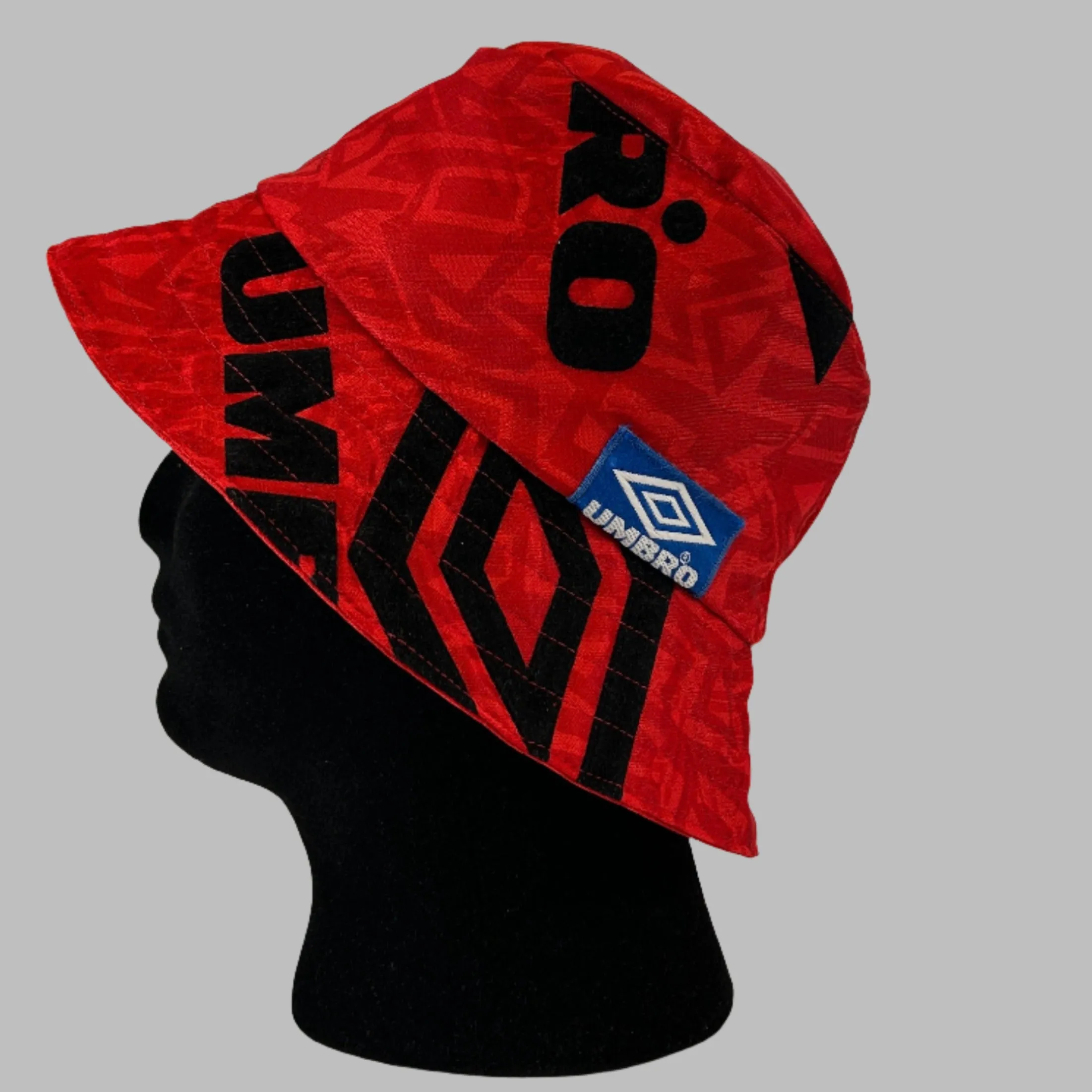 Umbro 1990s Upcycled Shirt Bucket Hat