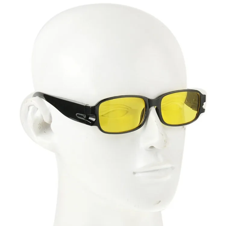 UV Protection Yellow Resin Lens Reading Glasses with Currency Detecting Function,  1.50D