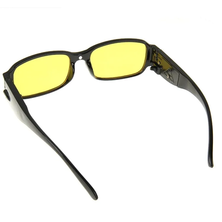 UV Protection Yellow Resin Lens Reading Glasses with Currency Detecting Function,  1.50D