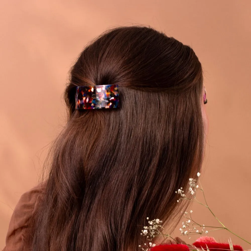 Wide Arched Barrette Clip