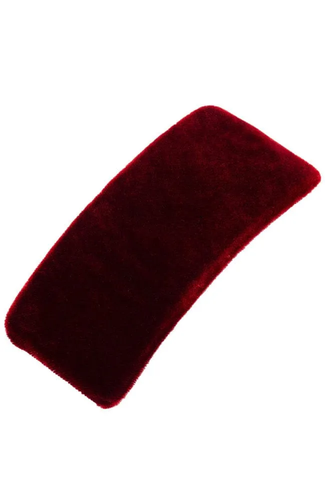 Wide Barrette - Velvet