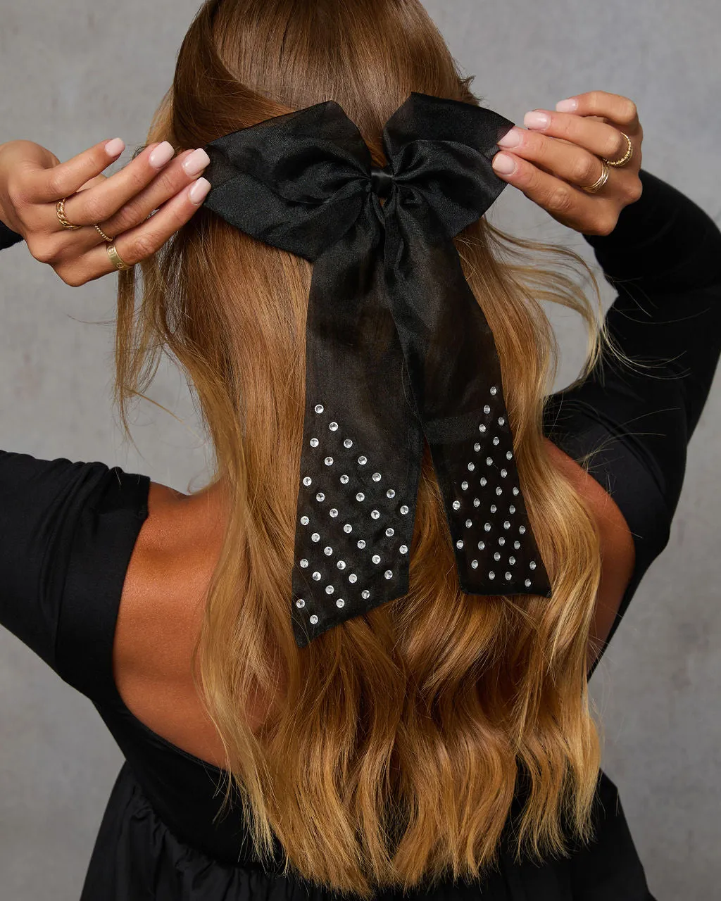 Your Dream Organza Bow Barrette